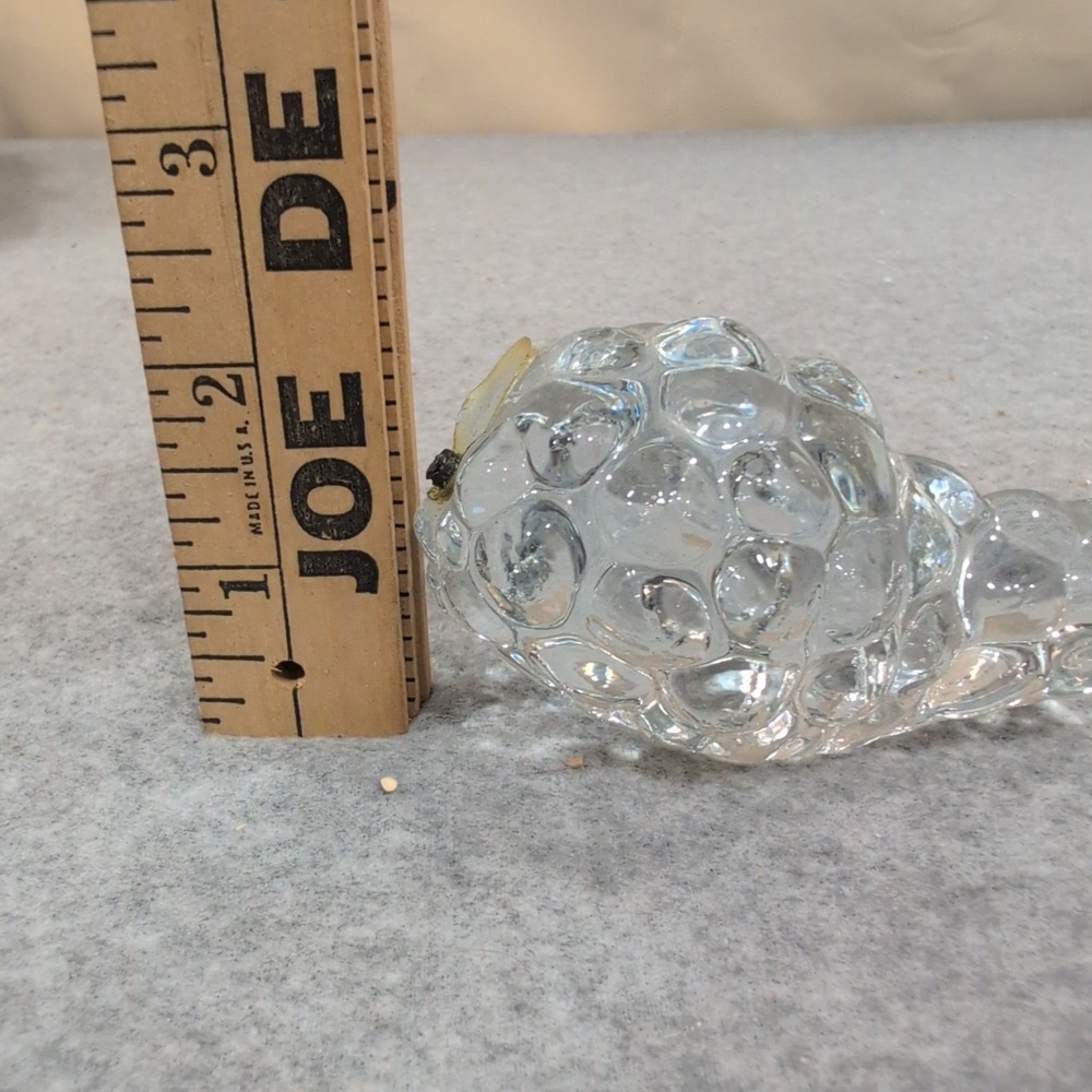 Vintage Clear Textured Art Glass Bubble Turtle Figurine Paperweight MCM - Picture 6 of 6